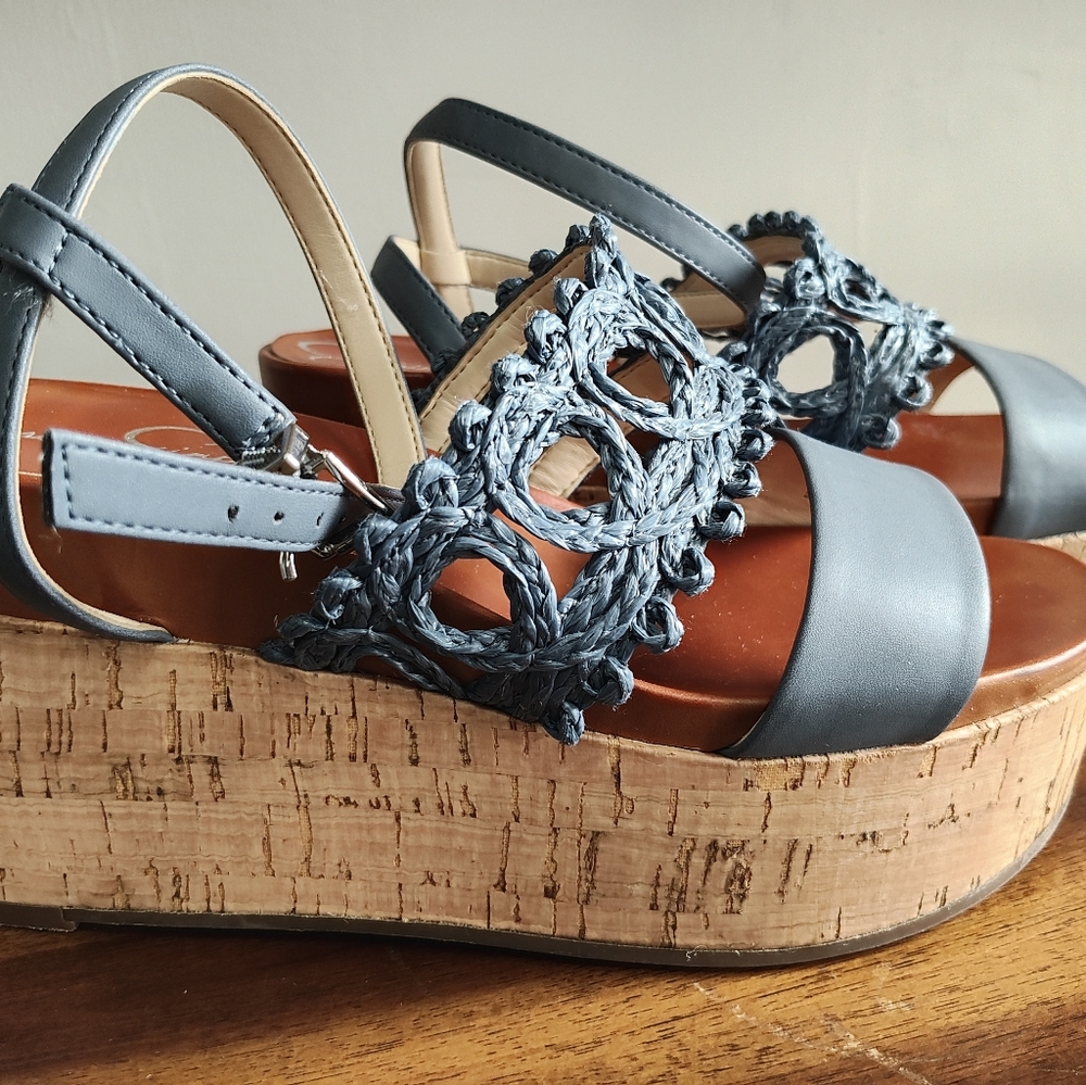 Jessica Simpson Wedge cork sandals